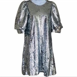 Zara sequin dress